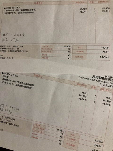 領収書