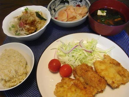 夕食