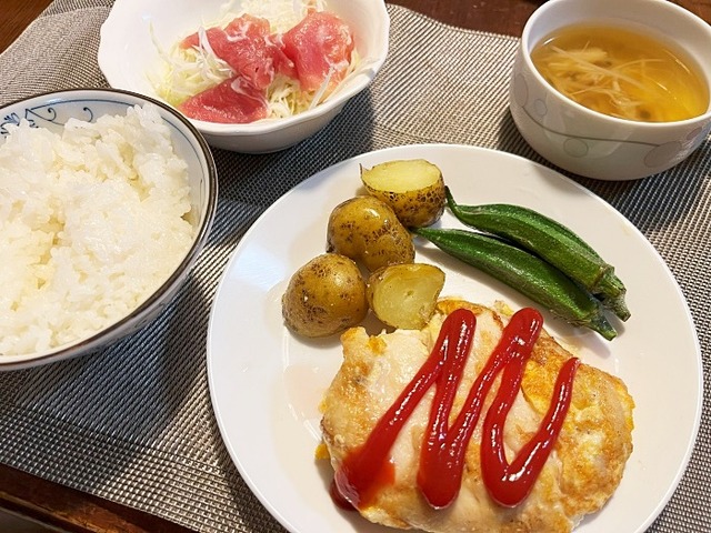 夕食