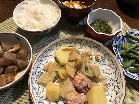 夕食