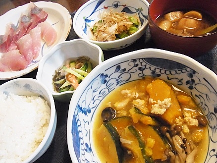 夕食