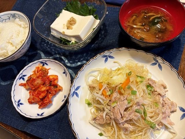 夕食
