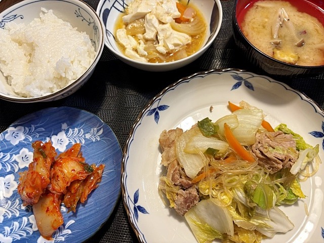 夕食