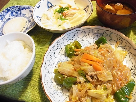 夕食
