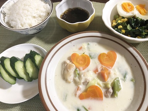 夕食