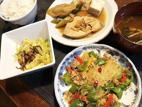 夕食