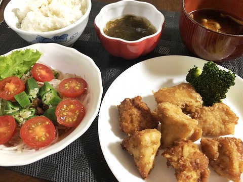 夕食