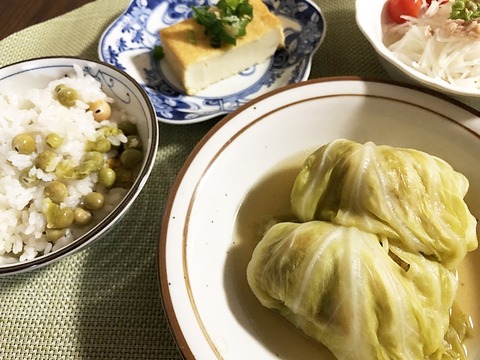 夕食