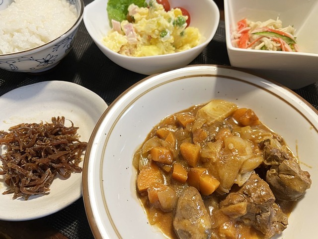 夕食