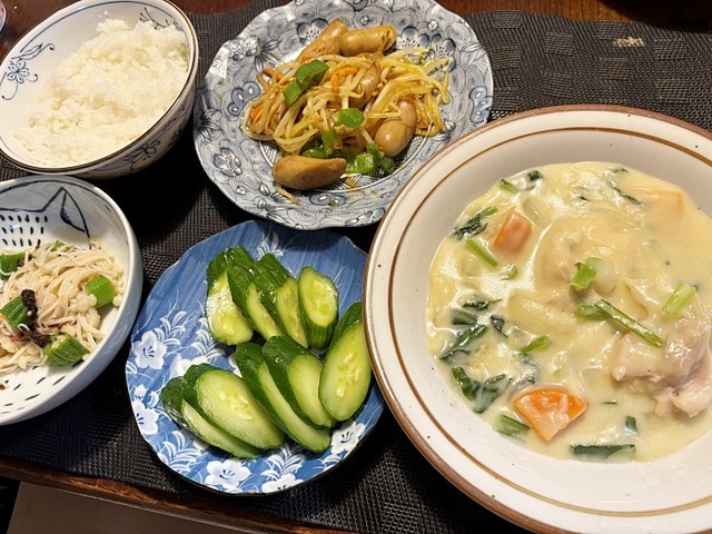 夕食
