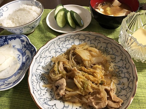 夕食