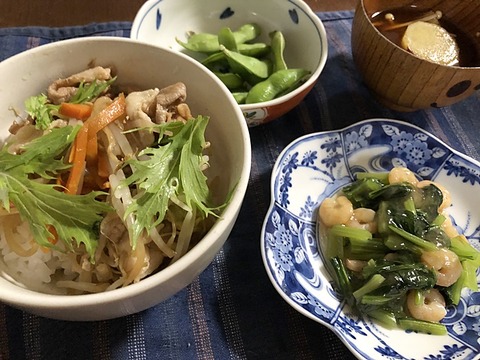 夕食