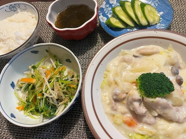 夕食