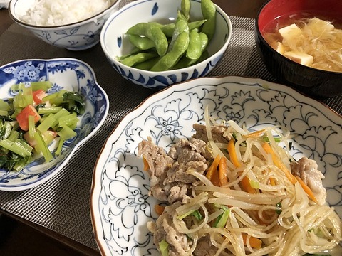 夕食