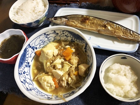 夕食