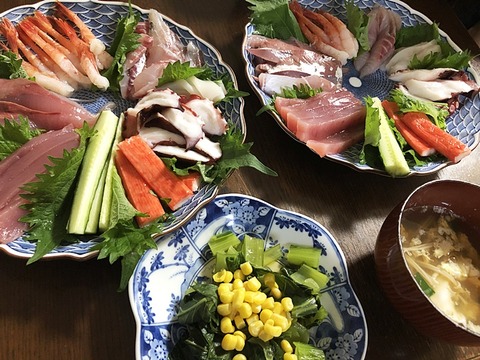 夕食