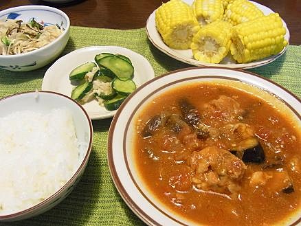 夕食