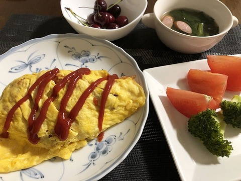 夕食