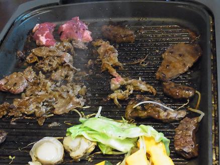 焼き肉夕食