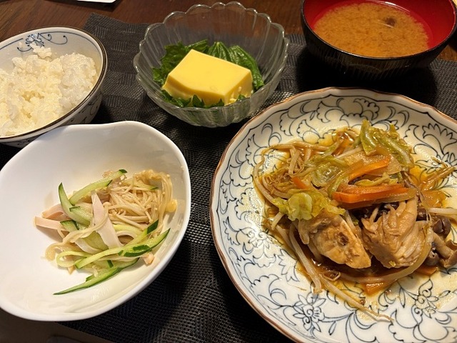 夕食