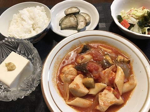 夕食