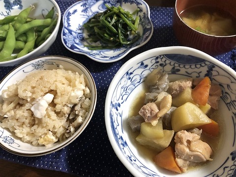 夕食