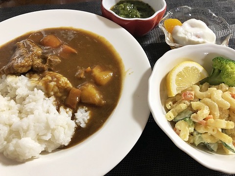 夕食