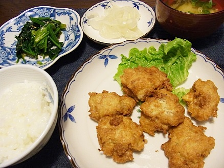 夕食