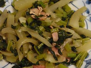 大根の炒め物