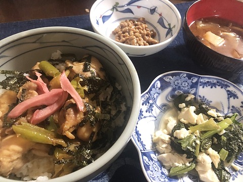 夕食