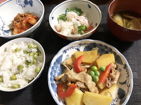 夕食