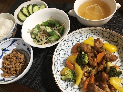 夕食