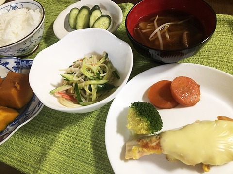 夕食