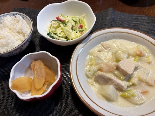夕食
