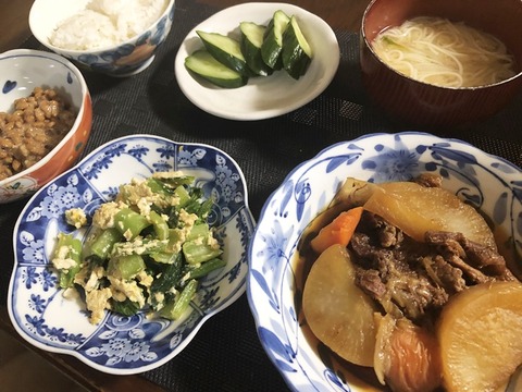 夕食