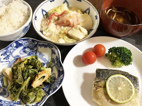 夕食