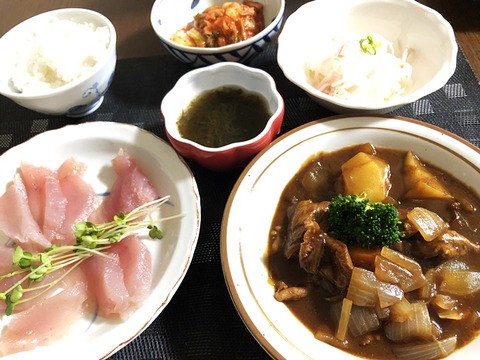 夕食
