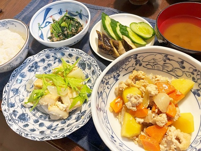 ジャガ夕食