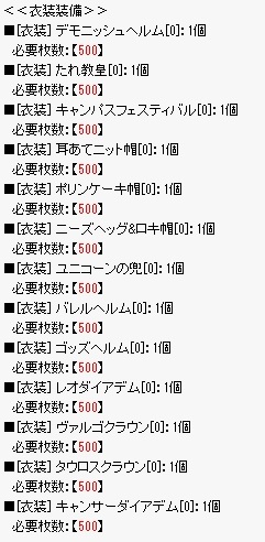 グランプリコイン交換一覧 Ro パッチスレまとめ