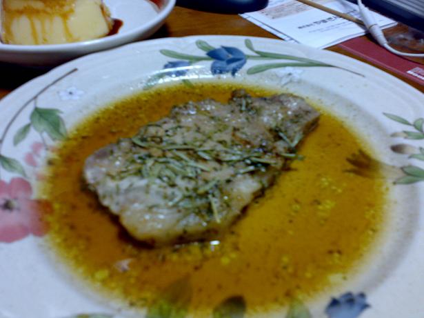 子羊背肉のりんごソースかけ ｅの料理部屋