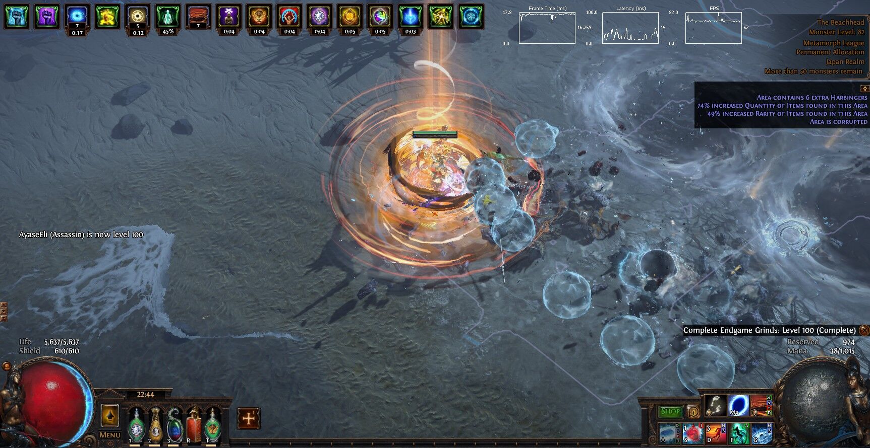 Path Of Exileでレベル100になりました Path Of Exileのチャレンジを