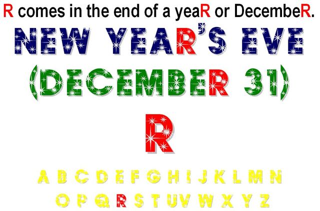 大晦日と似たアルファベットは なぞなぞ英語noブログ D 大晦日と似たアルファベットは なぞなぞ英語noブログ D