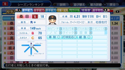 実況パワフルプロ野球2018_20200630225508