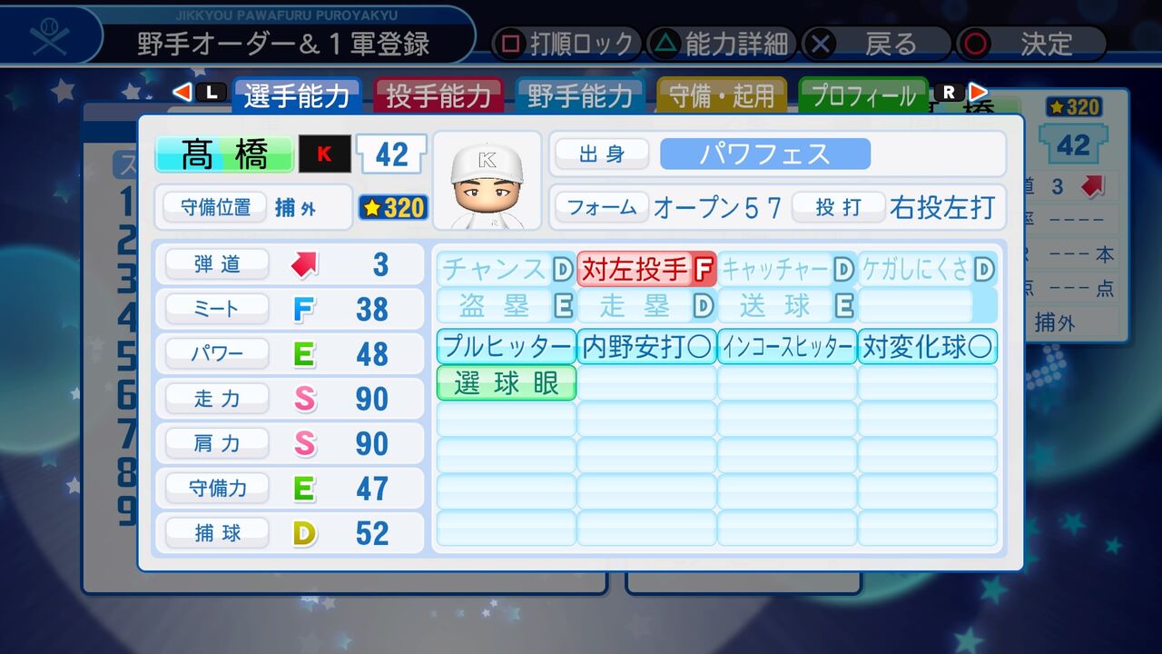 第一回打順決めに参加しました パワプロ19 パワプロについて語るブログ
