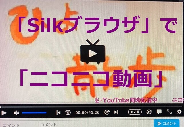 セガレの知恵袋 検証 Fire Tv Stick で ニコニコ動画 を視聴する方法 22年現在 Silkブラウザ 経由が 有効