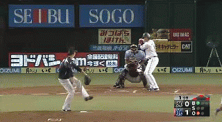 1回裏3ランサム満塁弾 (1)