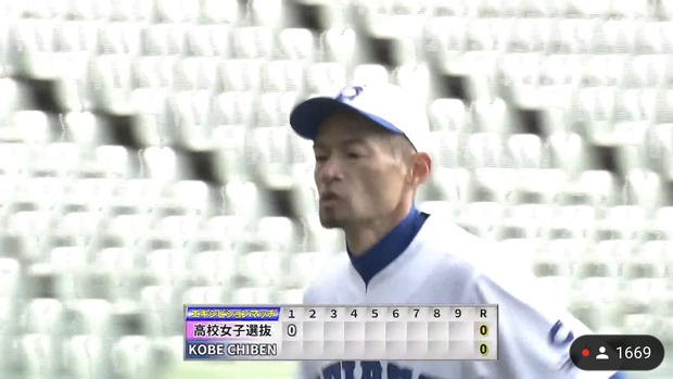 【悲報】イチローさん、JK相手に三者連続三振ｗｗｗｗ