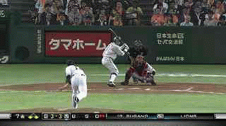 7回表2栗山タイムリー (1)