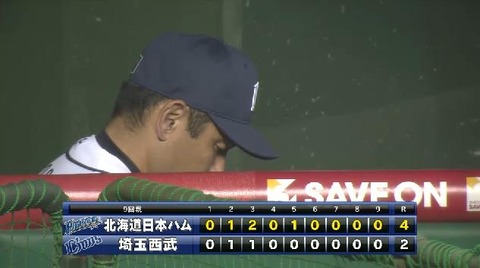 9回表6星併殺 (5)