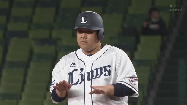 西武・中村剛也(38) 打率.409 1本 5打点 OPS1.071